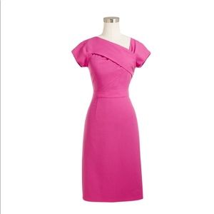 J.Crew Pink Origami Suiting Dress